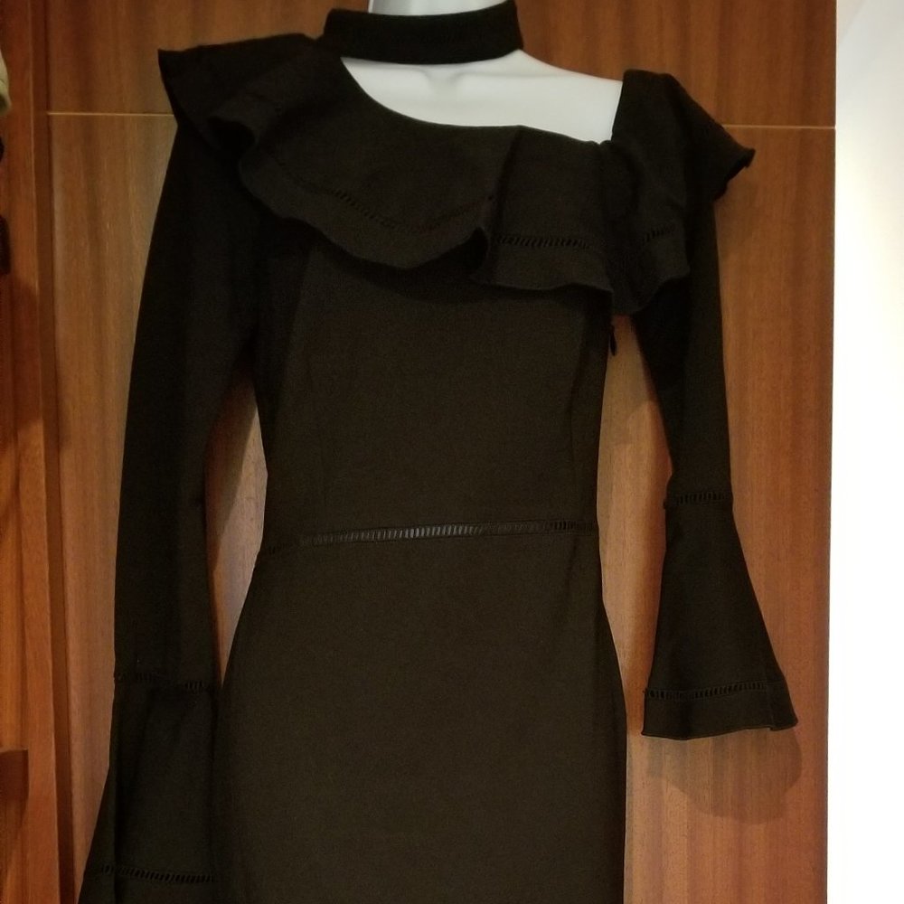 NWT Bebe Black Cocktail Dress Size L